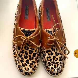 Sperry Topsider Leopard Shoes